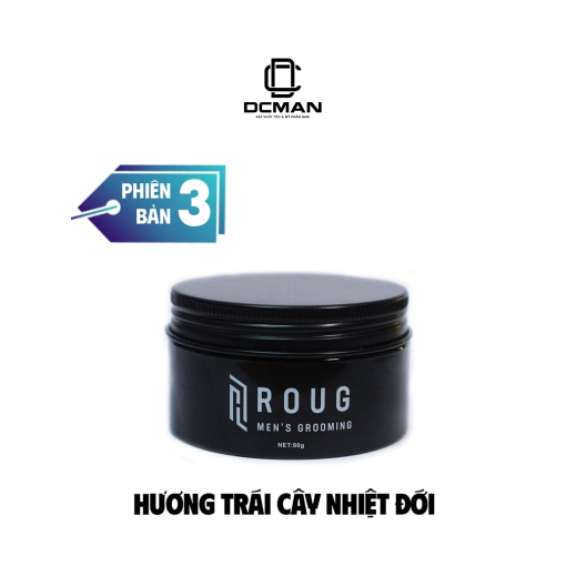 Sáp Vuốt Tóc Nam Roug Matte Clay 90G Chính Hãng Singapore