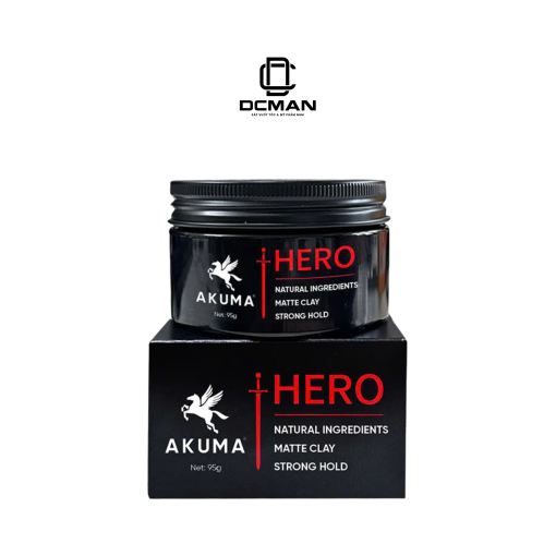 Sáp Vuốt Tóc Nam Akuma Hero Matte Clay 95G